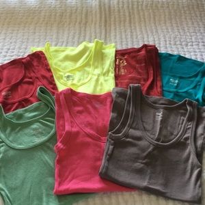 7 tank tops by target, gap & American eagle